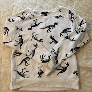 4/$25 Forever 21 Dinosaur Print Sweatshirt